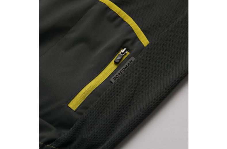 Boardman Mens Windproof Removable Sleeve Jacket - Yellow Boardman Mens Windproof Removable Sleeve Jacket - Yellow