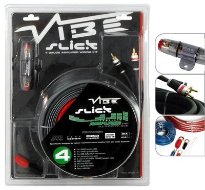 Vibe Slick 4 Gauge Amplifier Wiring Kit Vibe Slick 4 Gauge Amplifier Wiring Kit