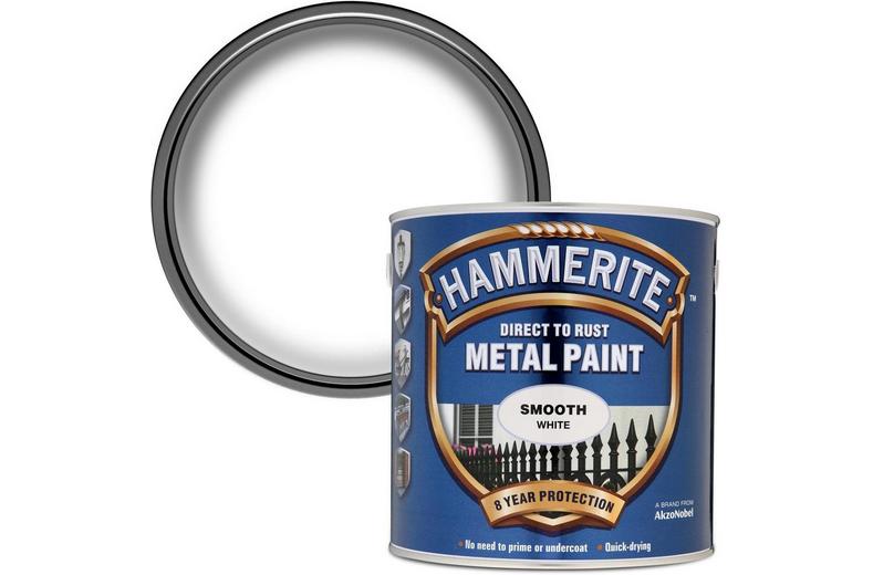 Hammerite Metal Paint Smooth White 2.5L Hammerite Metal Paint Smooth White 2.5L