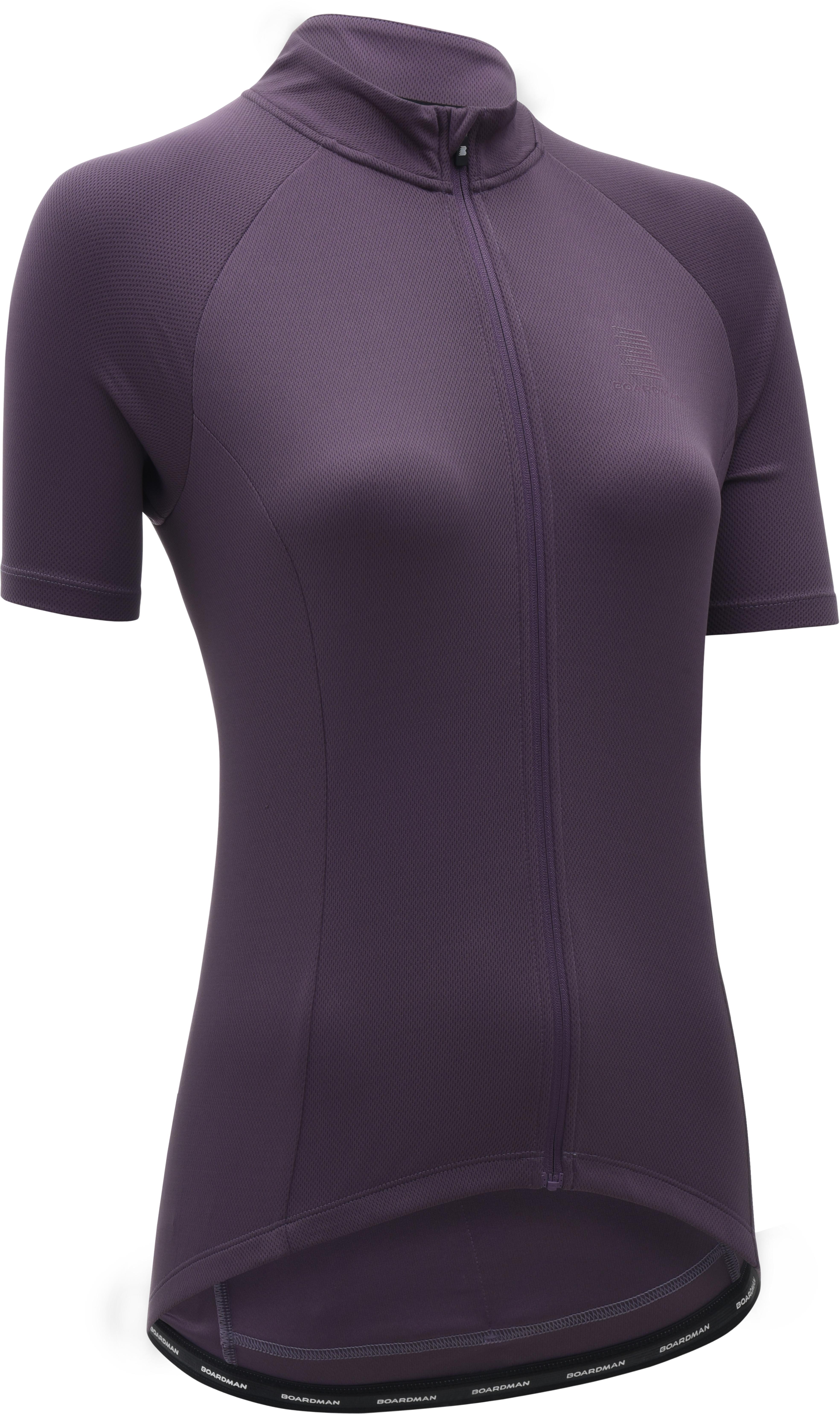 Boardman Womens Cycling Jersey - Plum, 6