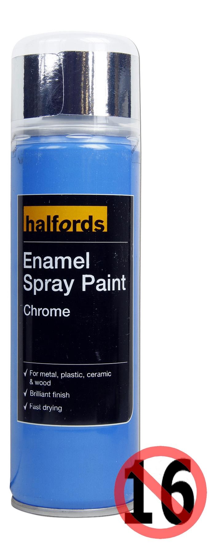 Chrome paint shop for plastic