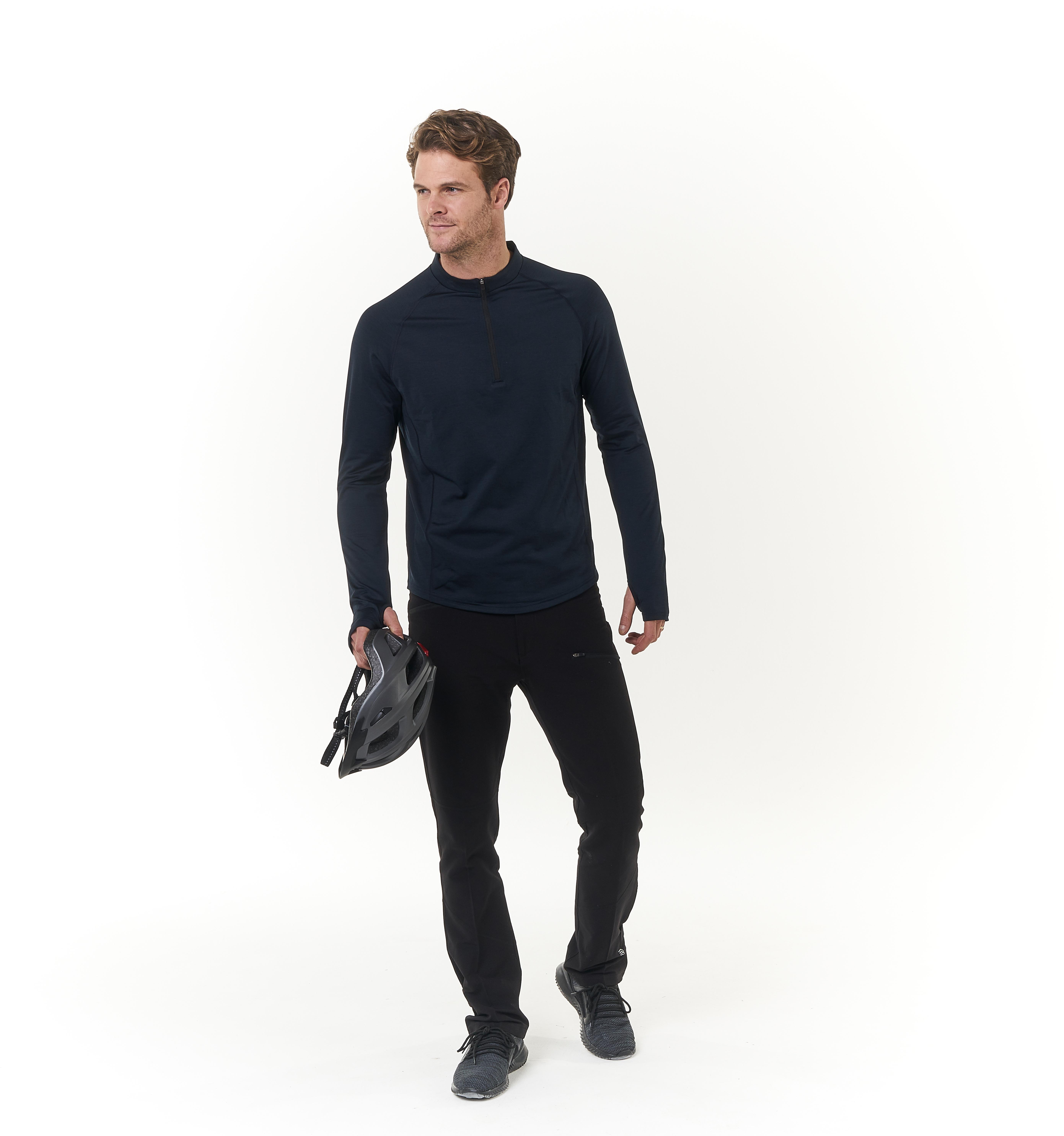 Ridge Mens Thermal Cycling Jersey - Navy