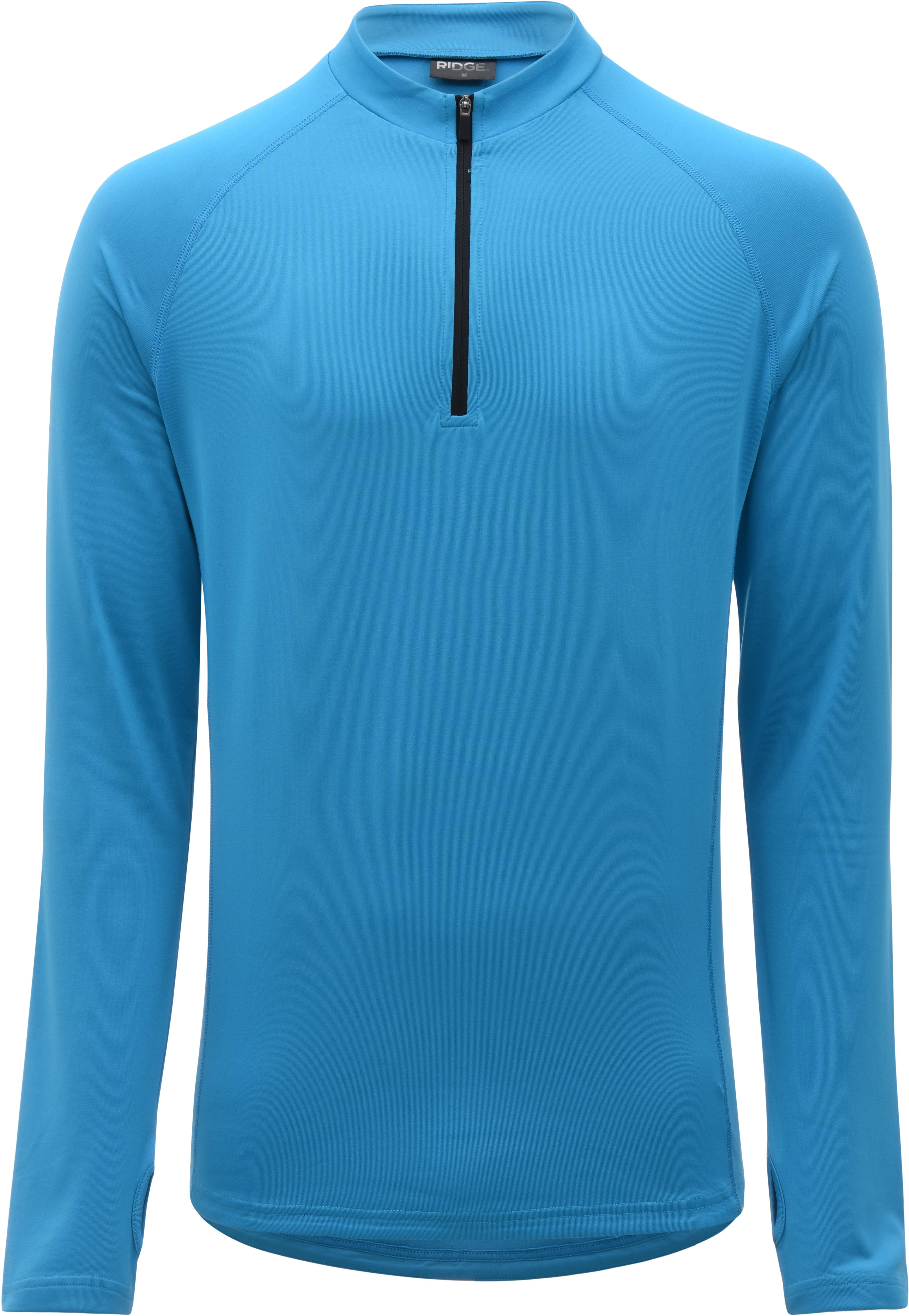 Ridge Mens Thermal Cycling Jersey - Blue, S