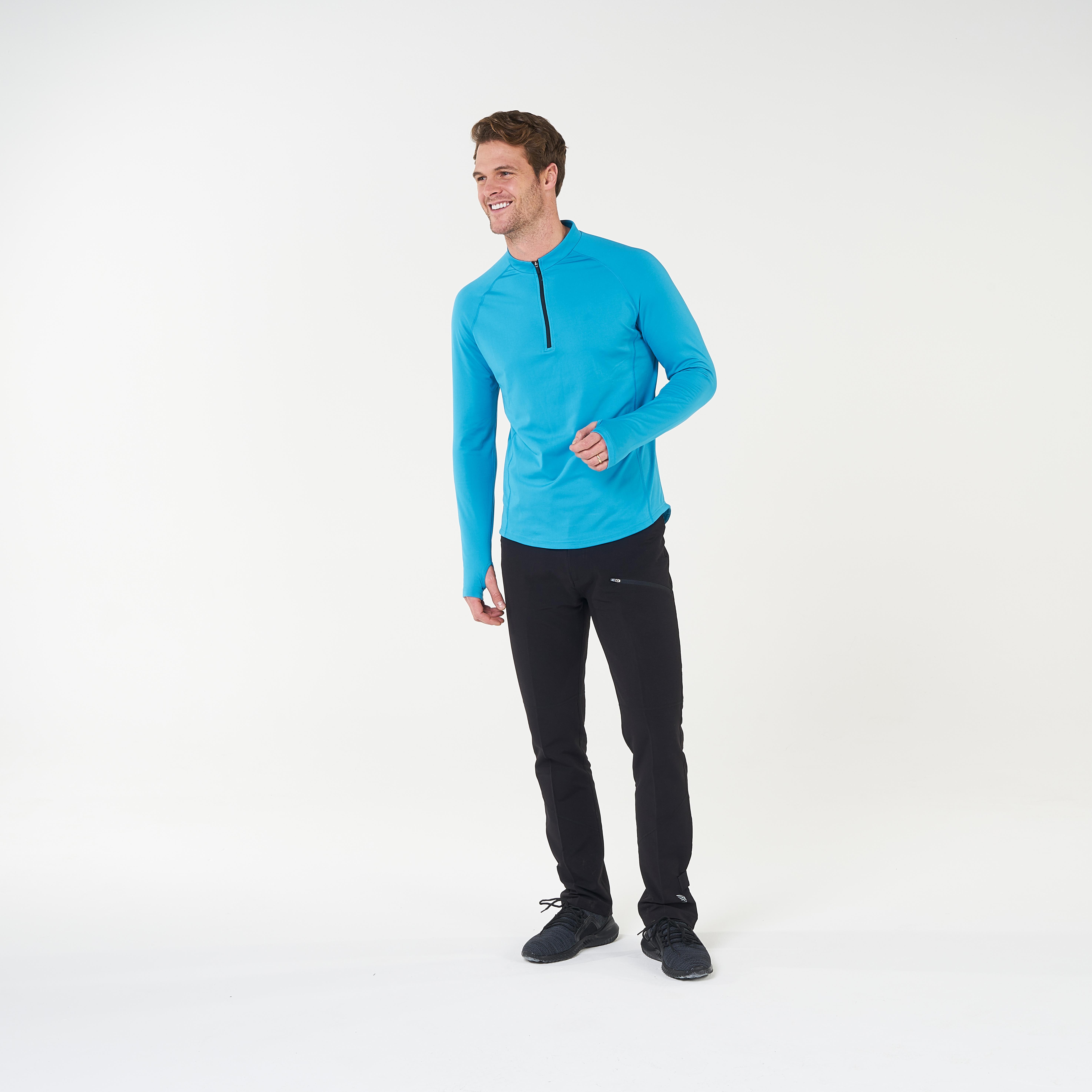 Ridge Mens Thermal Cycling Jersey - Blue