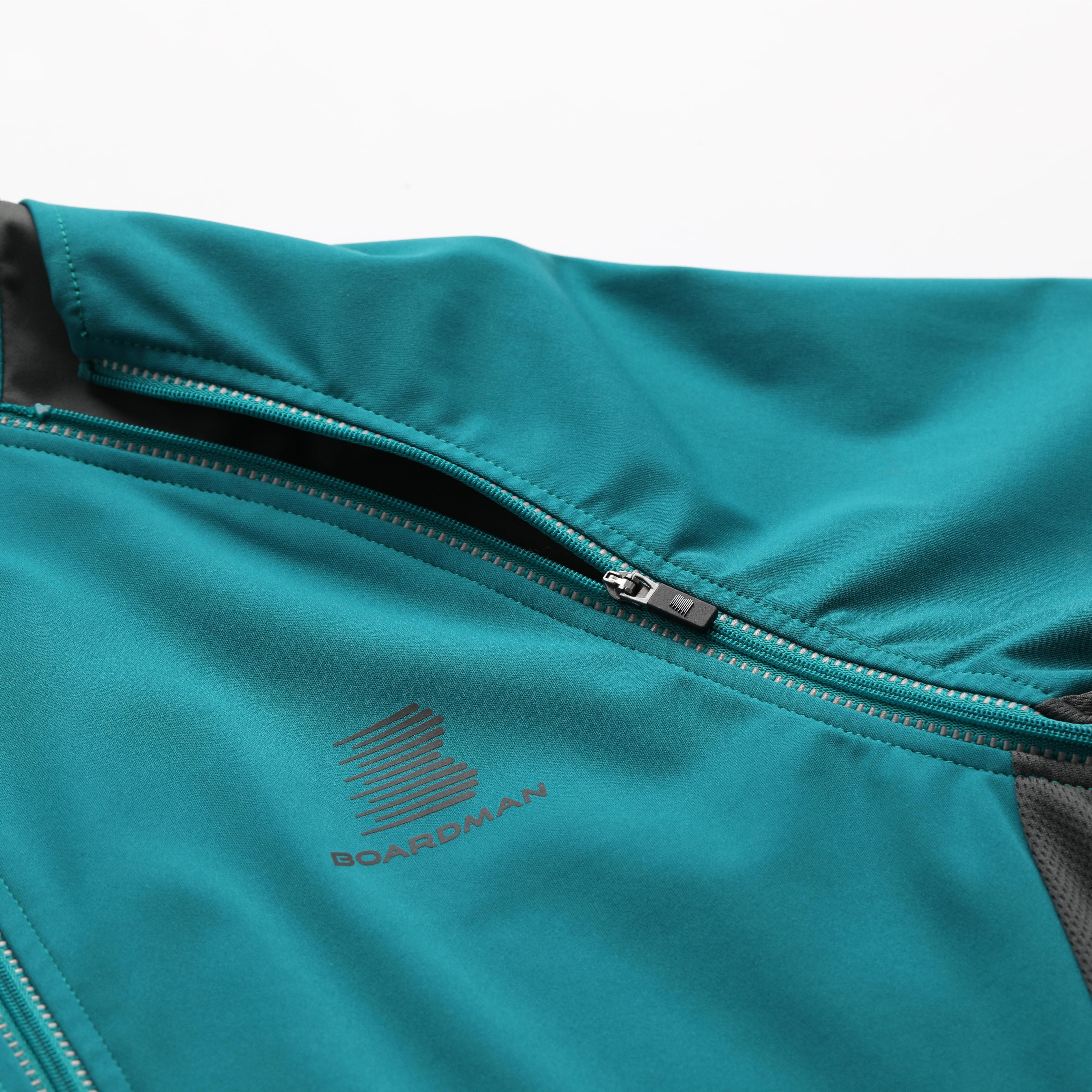 Boardman Mens Windproof Removable Sleeve Jacket - Teal