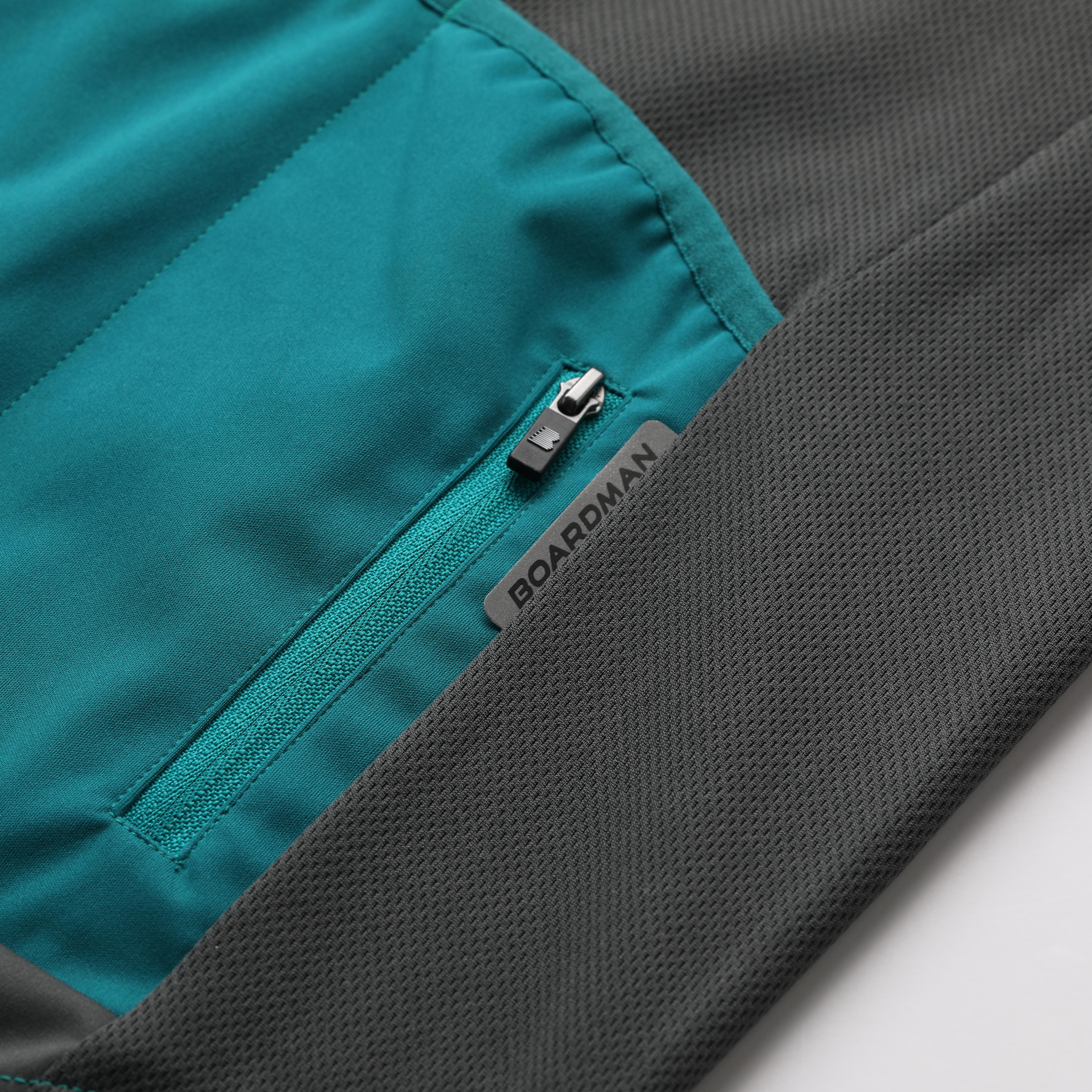 Boardman Mens Windproof Removable Sleeve Jacket - Teal