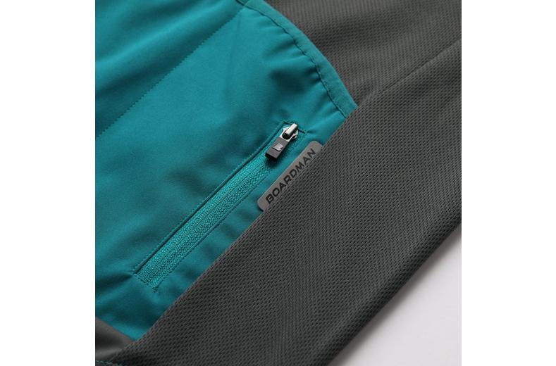 Boardman Mens Windproof Removable Sleeve Jacket - Teal Boardman Mens Windproof Removable Sleeve Jacket - Teal