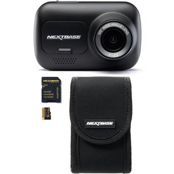 Nextbase 122 Dash Cam, SD Card & Case Bundle