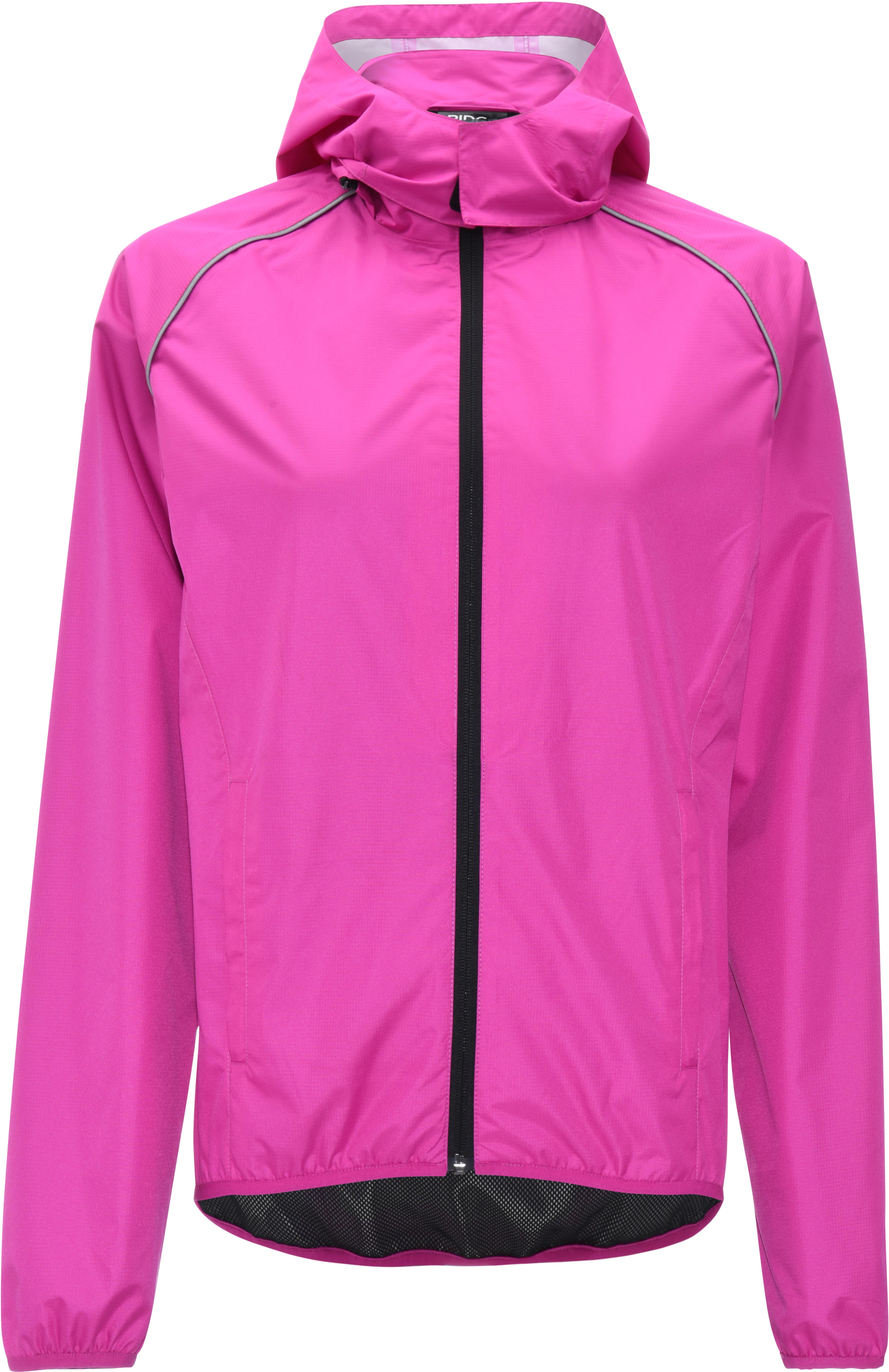 Ridge Womens Waterproof Jacket Pink Halfords UK