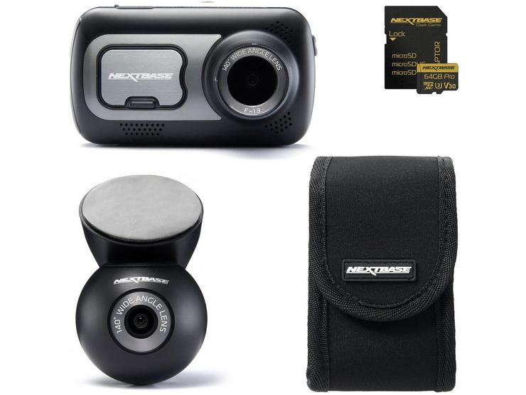 Nextbase 522GW Front & Rear Dash Cam Bundle with Fitting