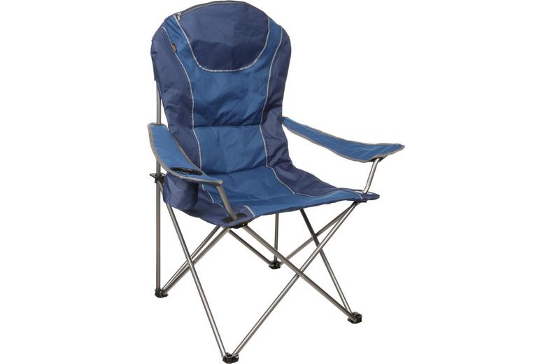 Halfords Premium Camping Chair - Blue Halfords Premium Camping Chair - Blue