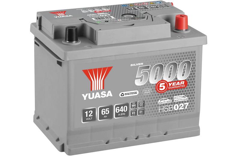 Yuasa HSB027 12V Car Battery 5 Year Guarantee Yuasa HSB027 12V Car Battery 5 Year Guarantee