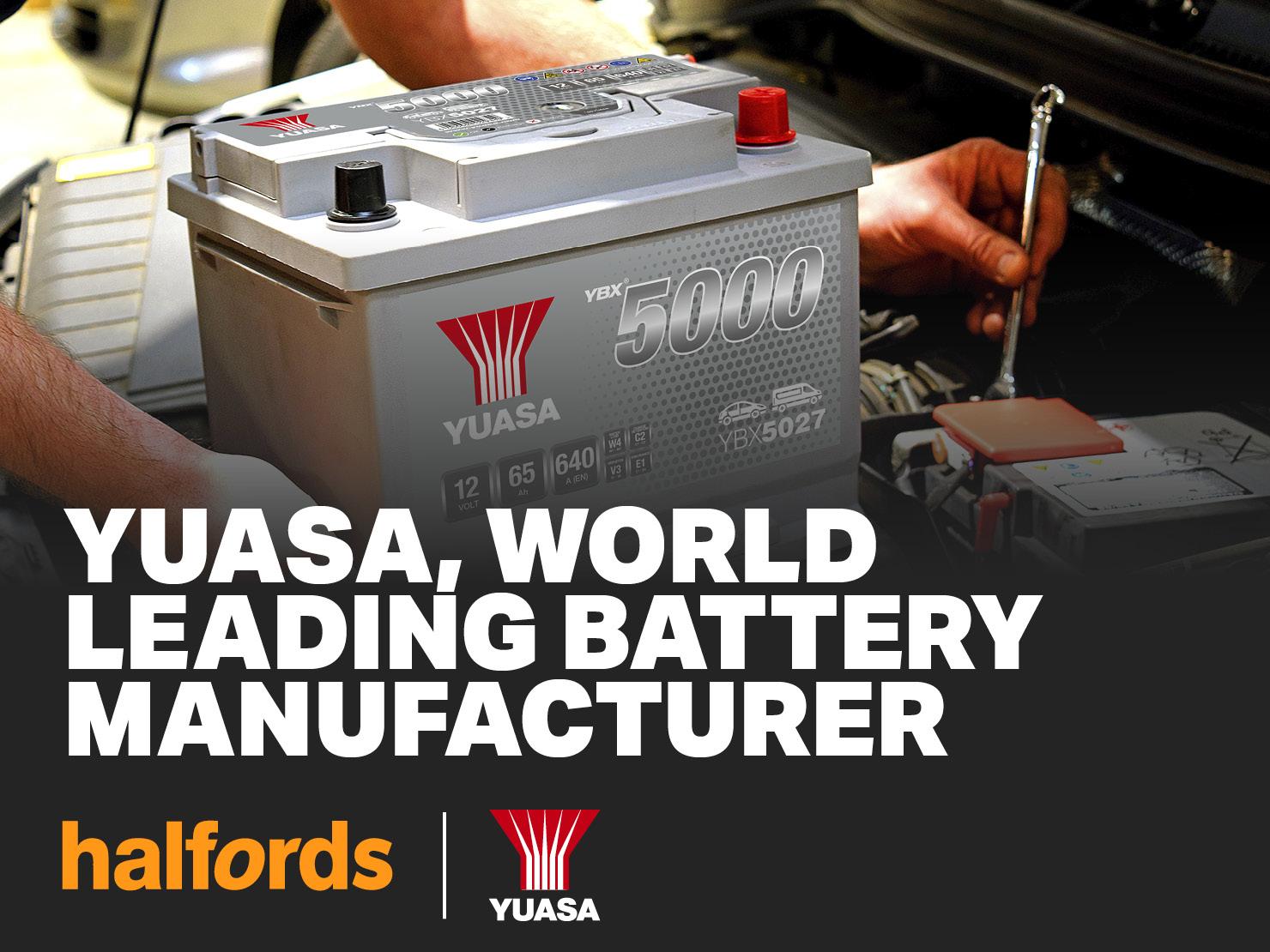 Yuasa HSB027 12V Car Battery 5 Year Guarantee