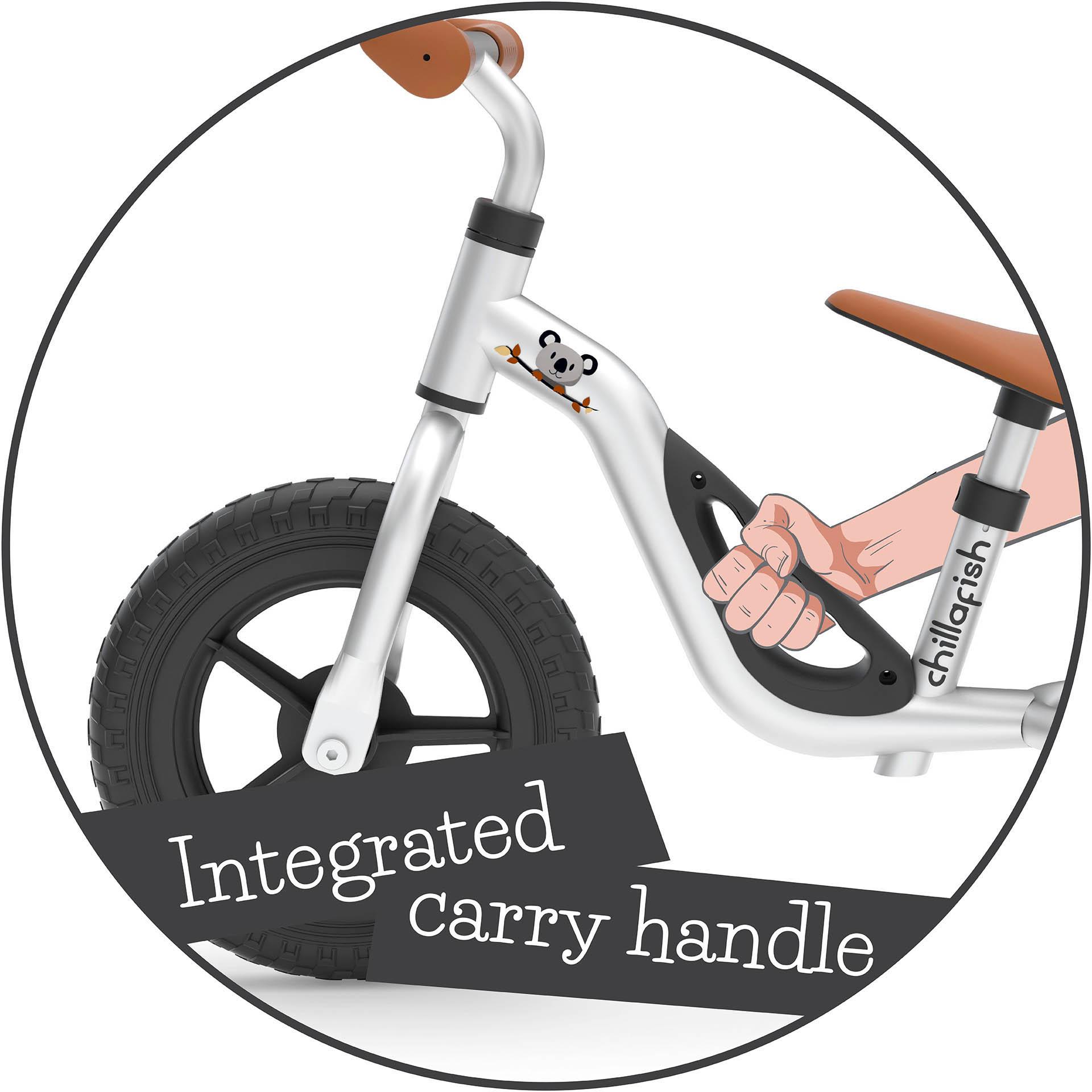 Chillafish Charlie Balance Bike, Silver - 10" Wheel