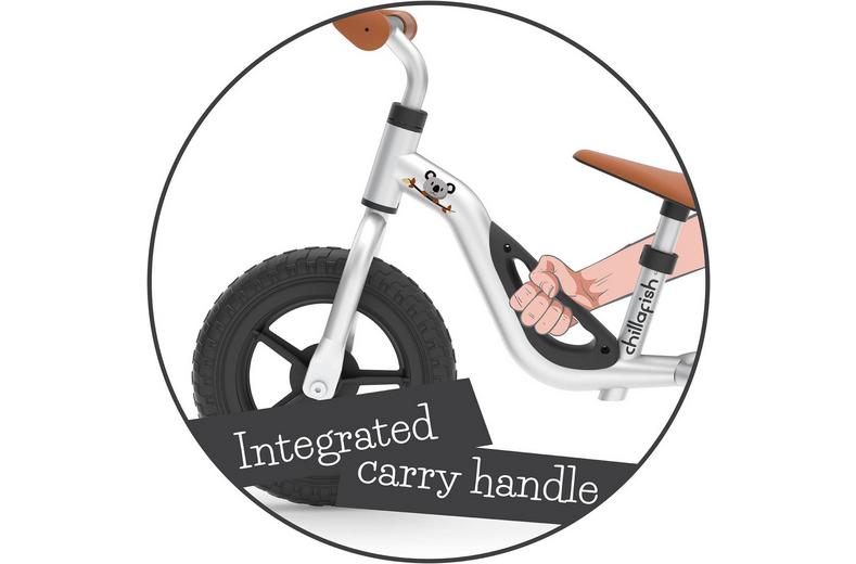 Chillafish Charlie Balance Bike, Silver - 10" Wheel Chillafish Charlie Balance Bike, Silver - 10" Wheel