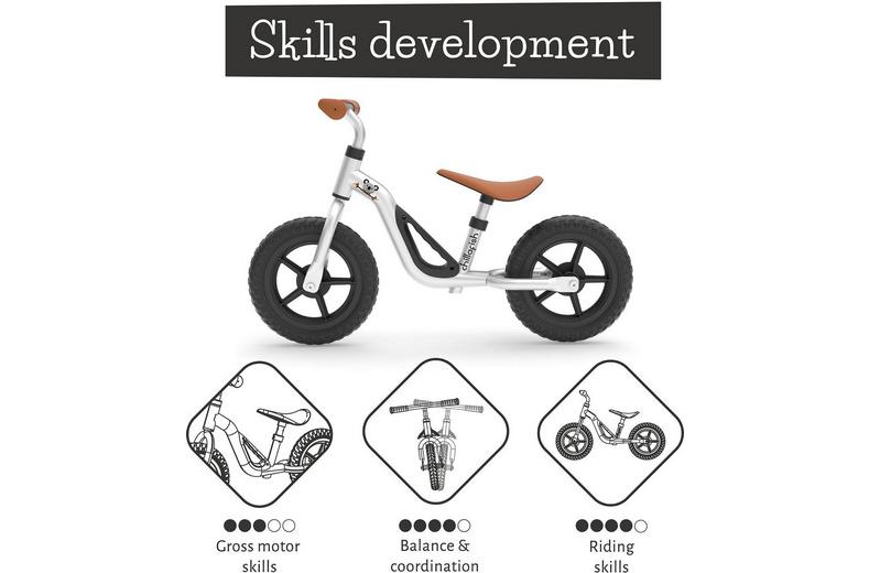 Chillafish Charlie Balance Bike, Silver - 10" Wheel Chillafish Charlie Balance Bike, Silver - 10" Wheel