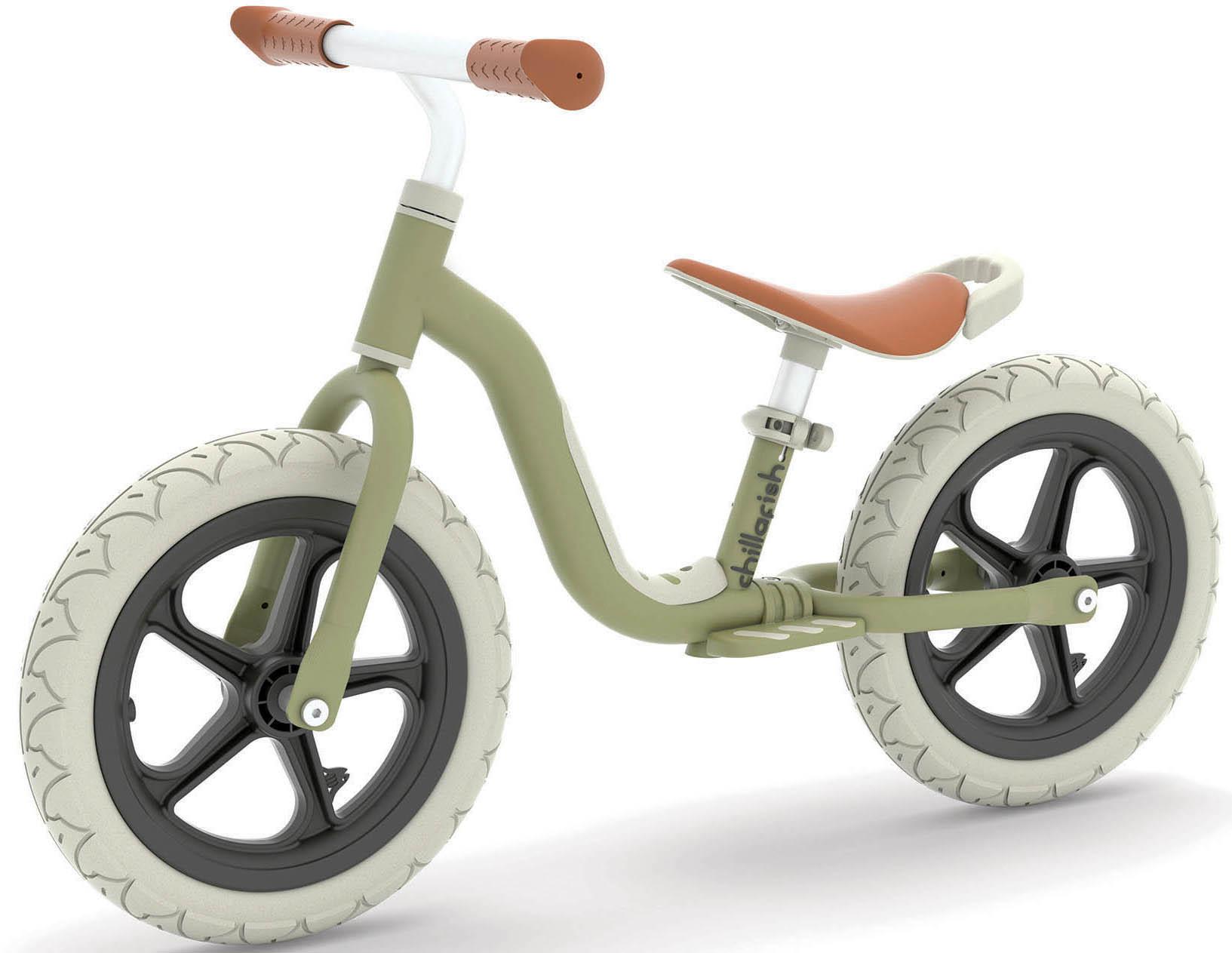 Chillafish Charlie LUX Balance Bike - Olive - 12" Wheel
