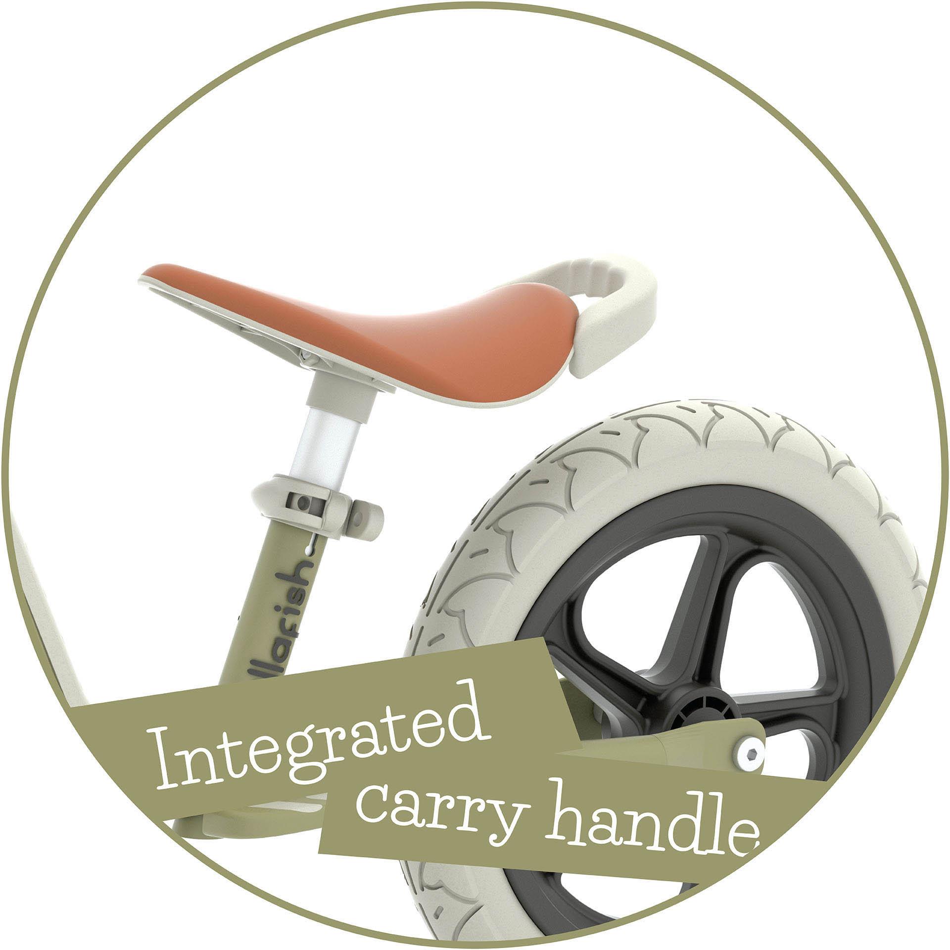 Chillafish Charlie LUX Balance Bike - Olive - 12" Wheel