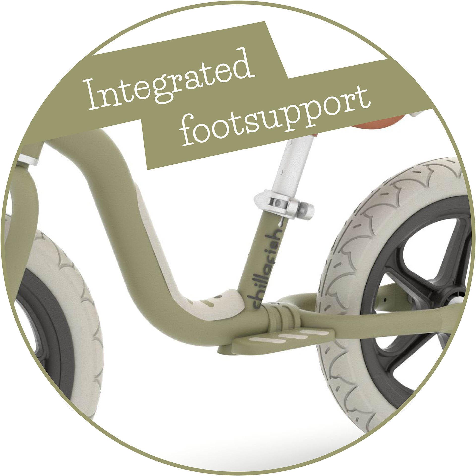 Chillafish Charlie LUX Balance Bike - Olive - 12" Wheel