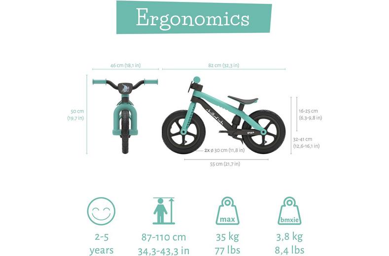Chillafish BMXie Balance Bike - 12" Wheel Chillafish BMXie Balance Bike - 12" Wheel