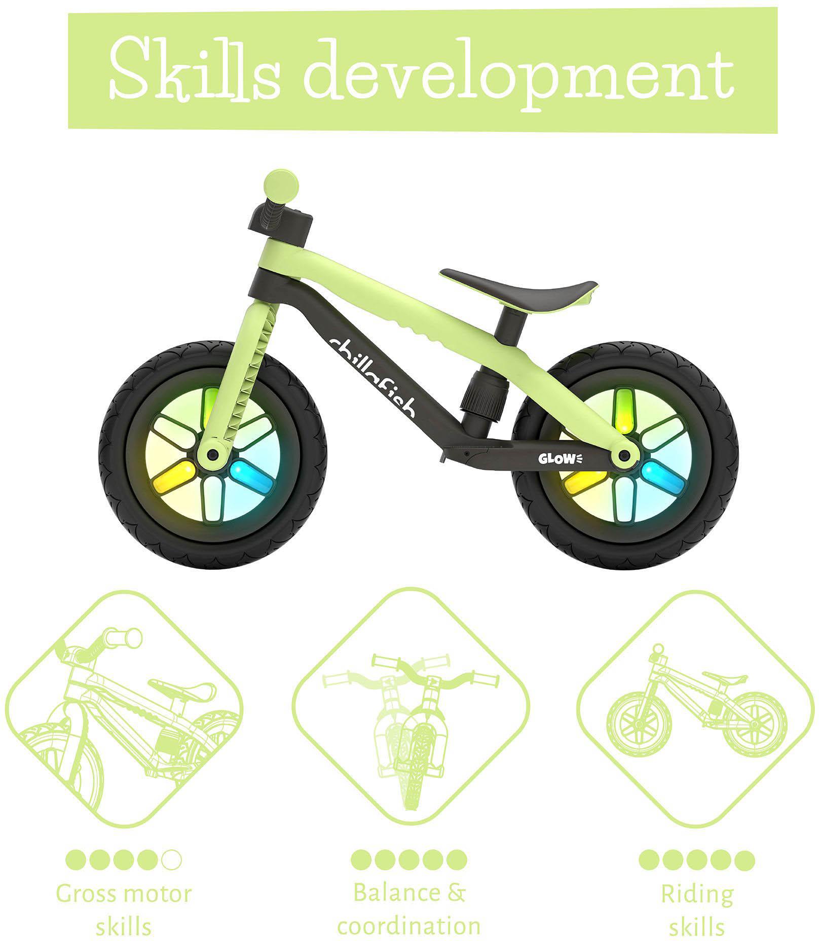 Chillafish BMXie Glow Balance Bike - 12" Wheel
