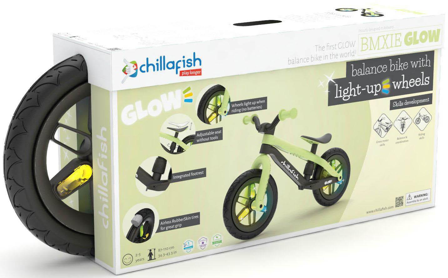 Chillafish BMXie Glow Balance Bike - 12" Wheel