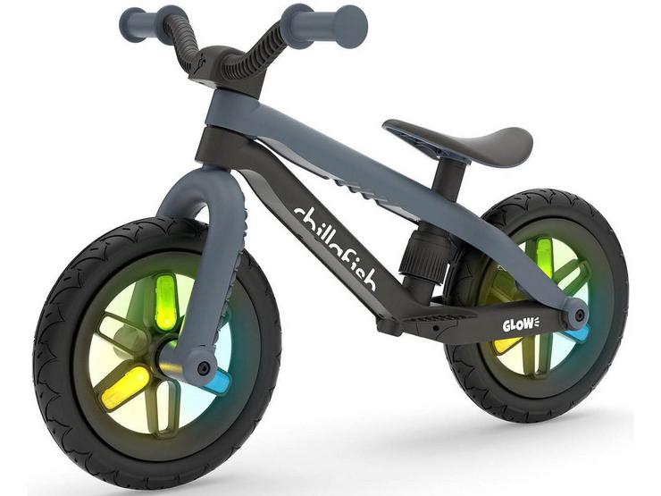 Chillafish BMXie Glow Balance Bike - Anthracite - 12" Wheel