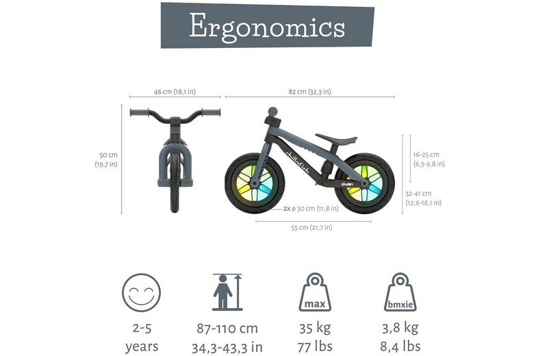 Chillafish BMXie Glow Balance Bike - 12" Wheel Chillafish BMXie Glow Balance Bike - 12" Wheel