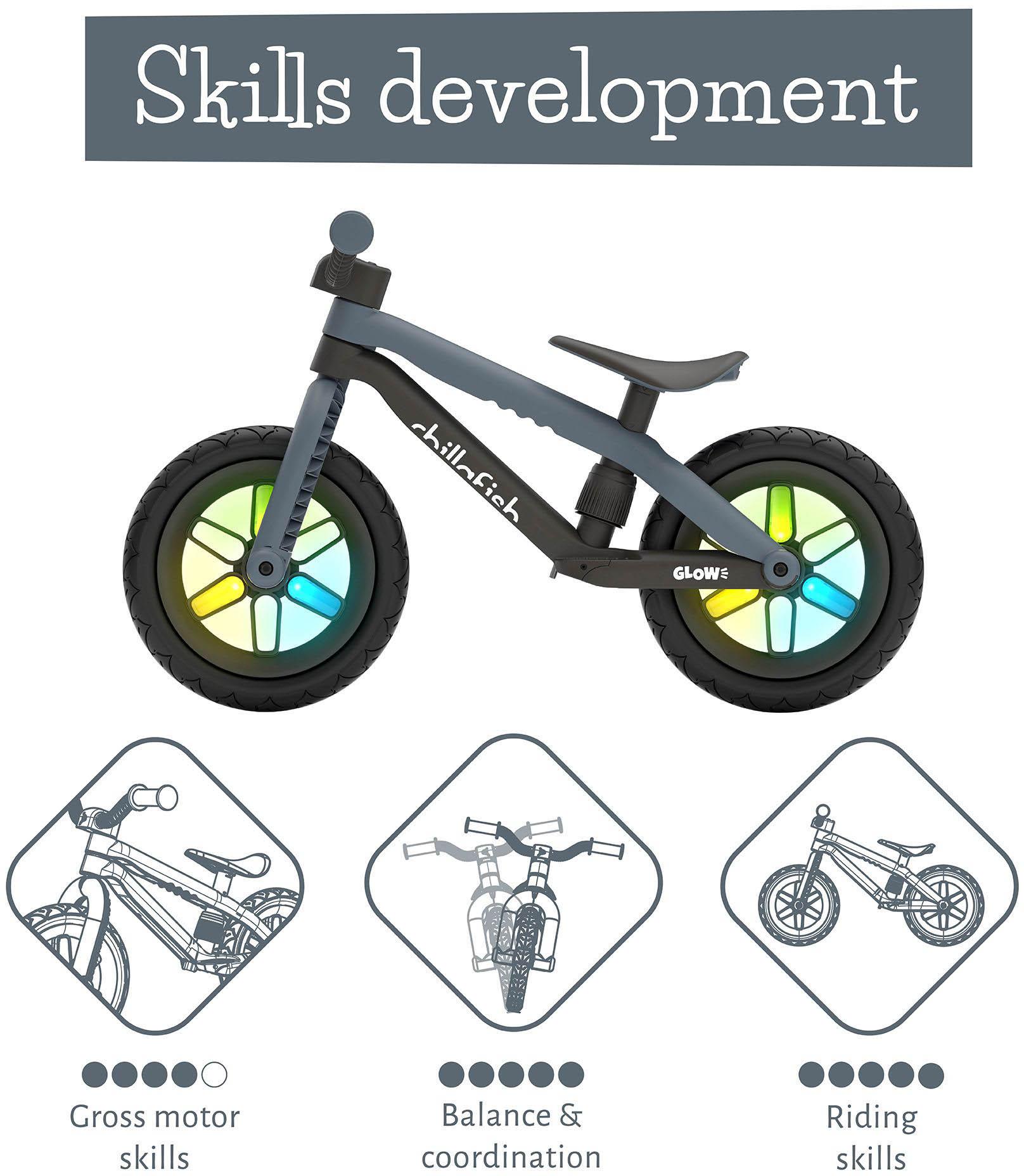Chillafish BMXie Glow Balance Bike - 12" Wheel