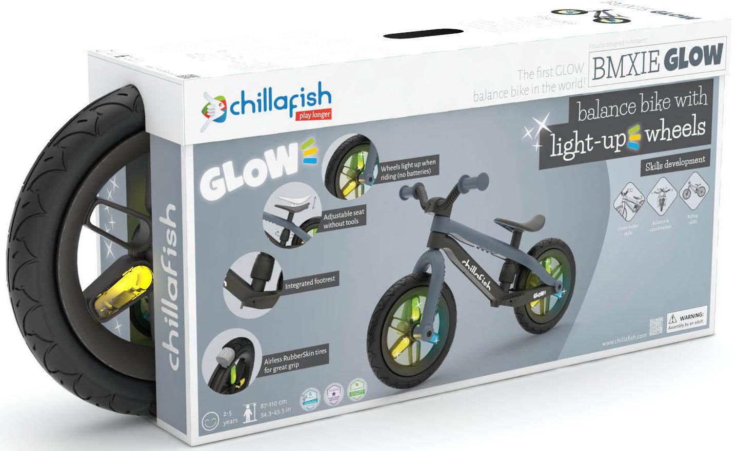 Chillafish BMXie Glow Balance Bike - 12" Wheel