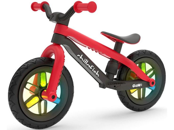 Chillafish BMXie Glow Balance Bike - Red - 12" Wheel