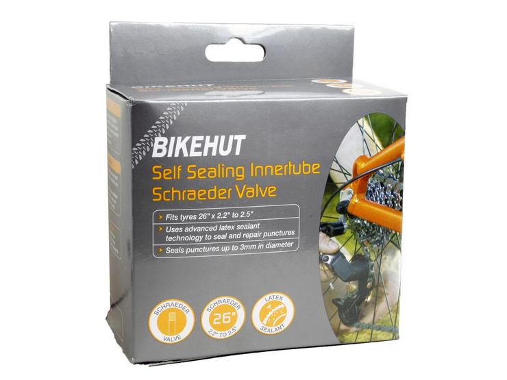 Bikehut Schrader Self Sealing Inner Tube - 26" x 2.2" - 2.5"