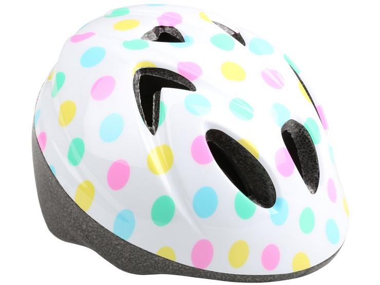 Polka Dot Toddler Bike Helmet (44-50cm)