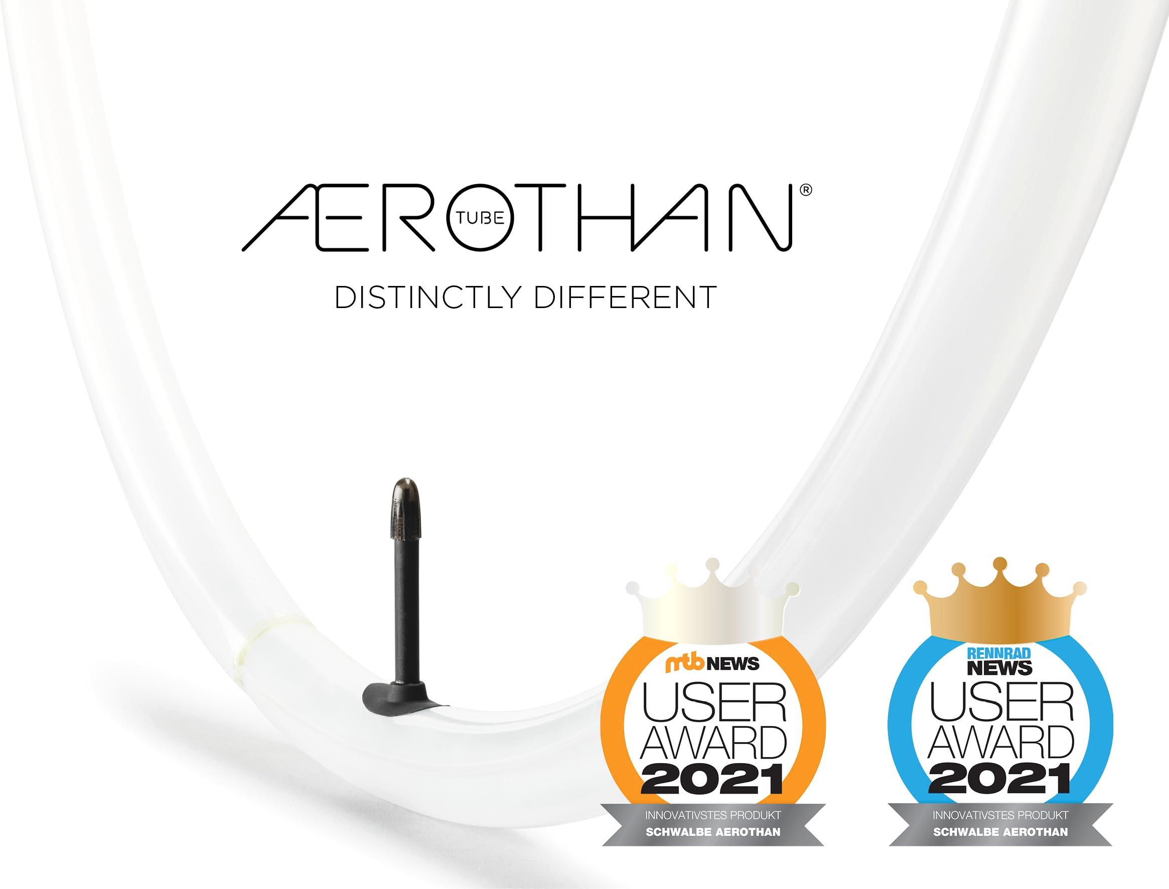 Schwalbe Aerothan Presta Tube 40mm Valve, MTB 29x2.1-2.4" (SV19E)