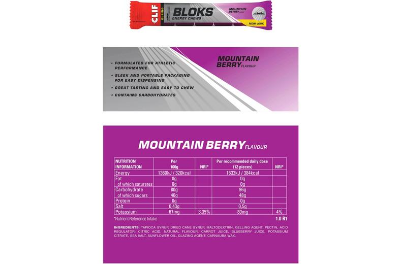 Clif Bloks Energy Chews, 18pcs Clif Bloks Energy Chews, 18pcs