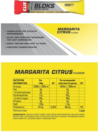 Clif Bloks Energy Chews, Margarita