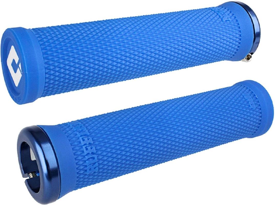 Halfords ODI Odi Ruffian V2.1 Lock On Mtb Grips, 135Mm, Blue | Extra 8% off for BC Members