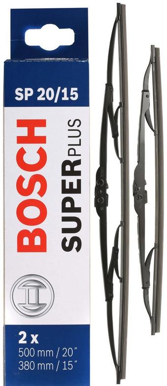 Bosch SP20/15 Wiper Blades - Front Pair