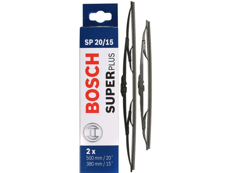 Bosch SP20/15 Wiper Blades - Front Pair