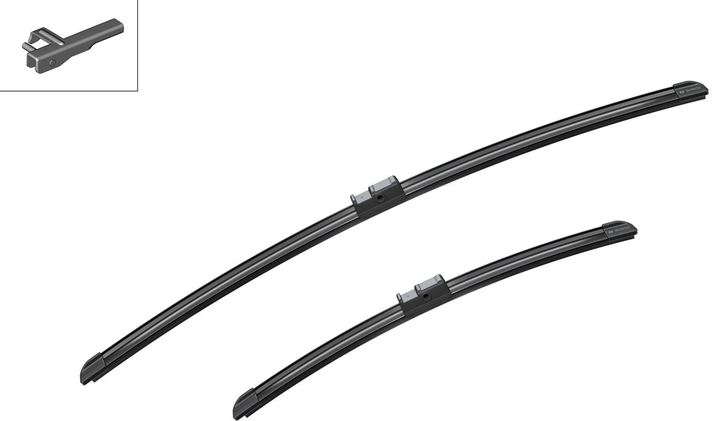 Bosch A978S Wiper Blades - Front Pair