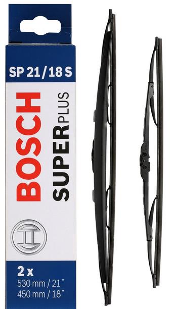 Bosch SP21/18S Wiper Blades - Front Pair