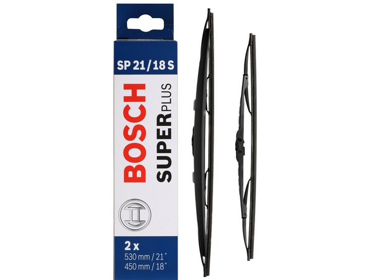 Bosch SP21/18S Wiper Blades - Front Pair