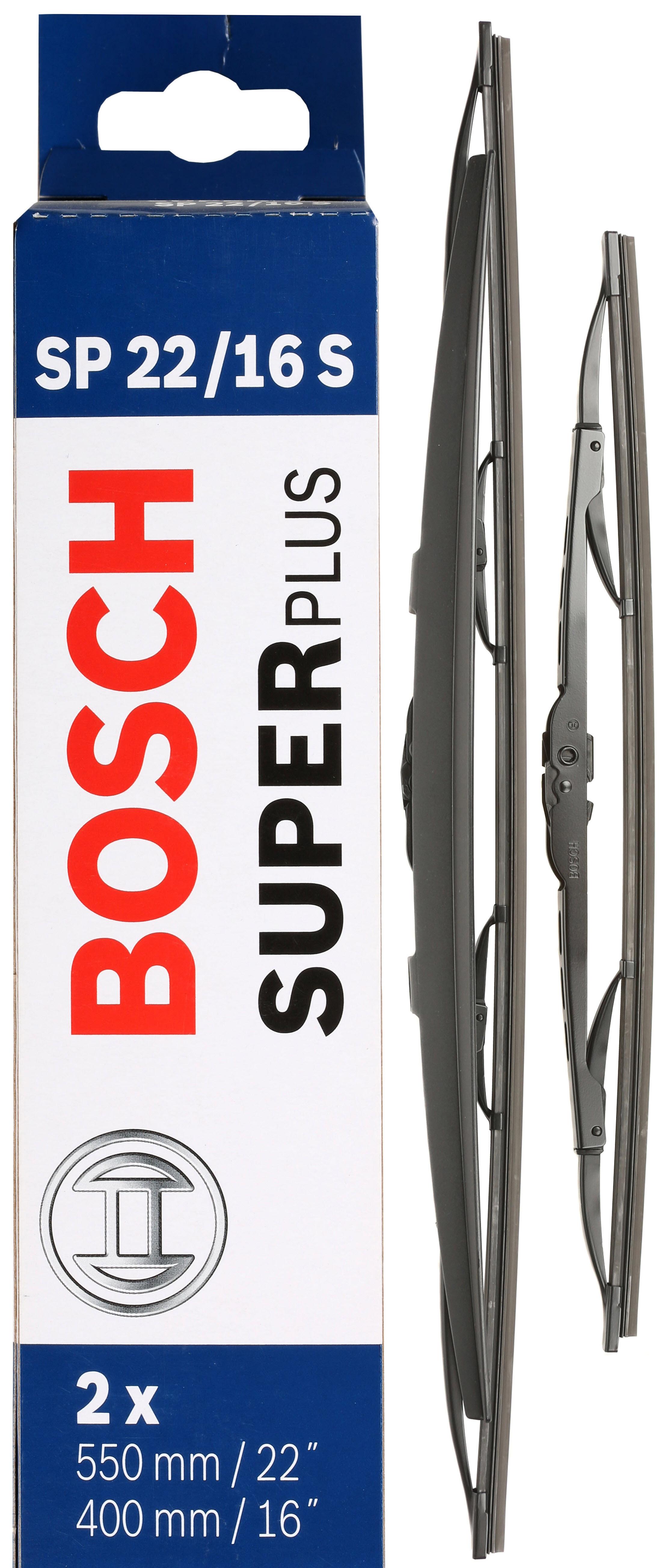 Bosch Sp22/16S Wiper Blades - Front Pair
