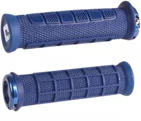 ODI Elite Pro Lock On MTB Grips, 130mm, Navy Blue Halfords UK