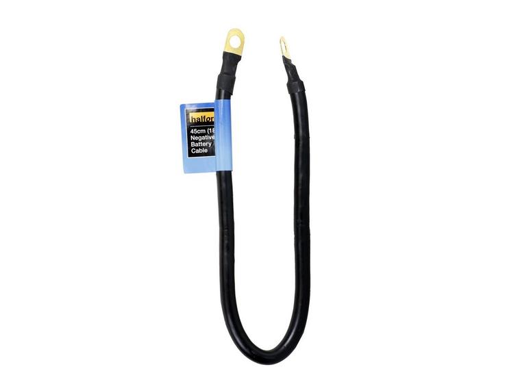 Halfords Negative Battery Cable 45cm (18")