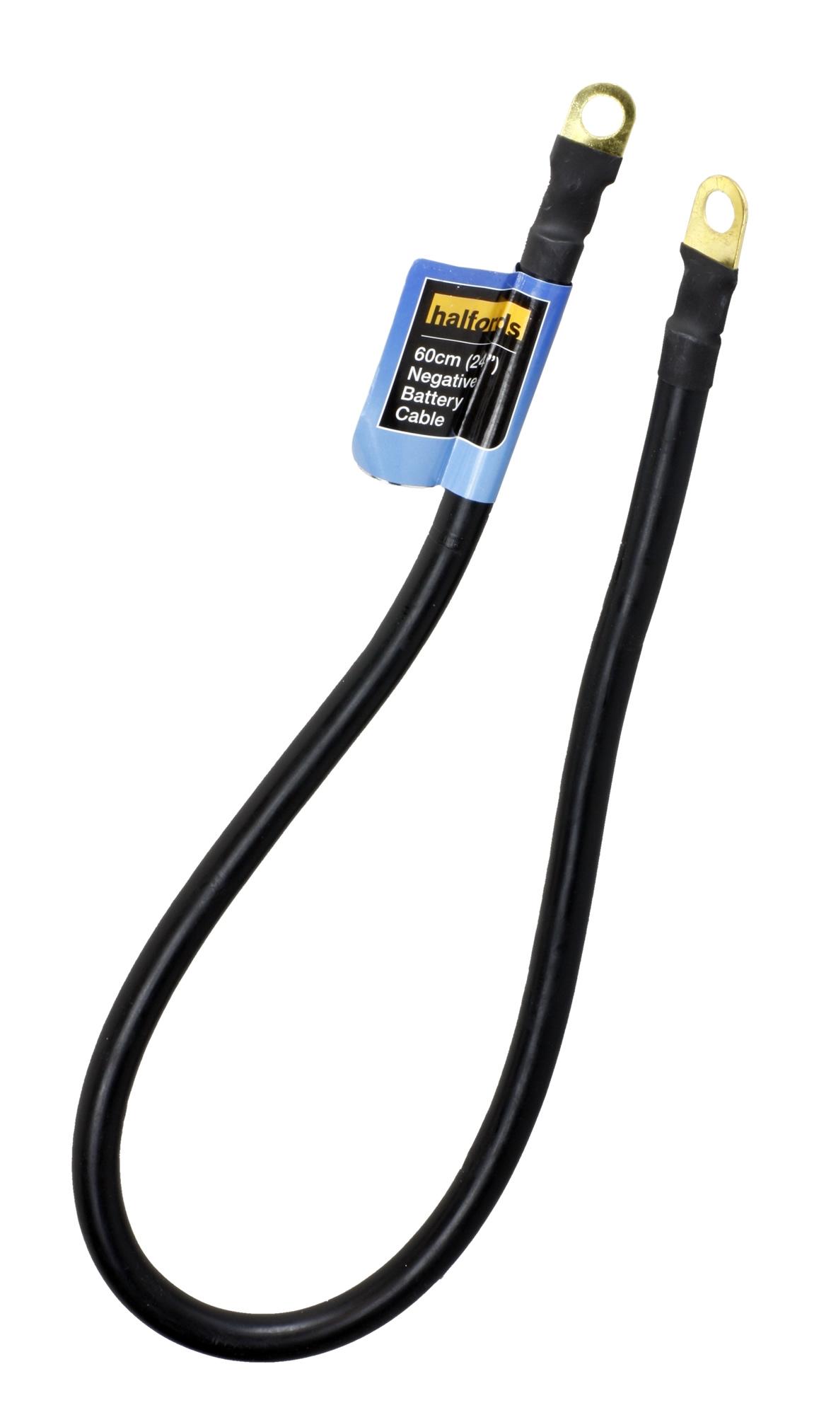 Halfords Negative Battery Cable 60Cm (24 Inch)