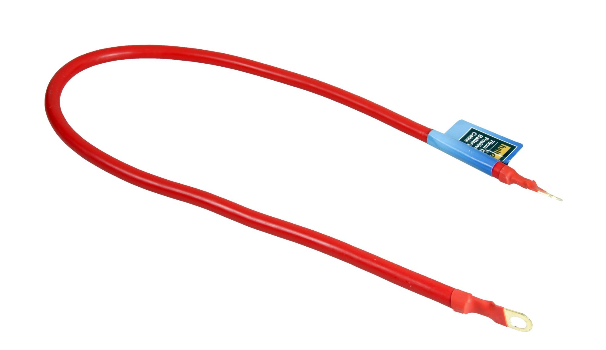 Halfords Positive Battery Cable 76Cm (30 Inch)