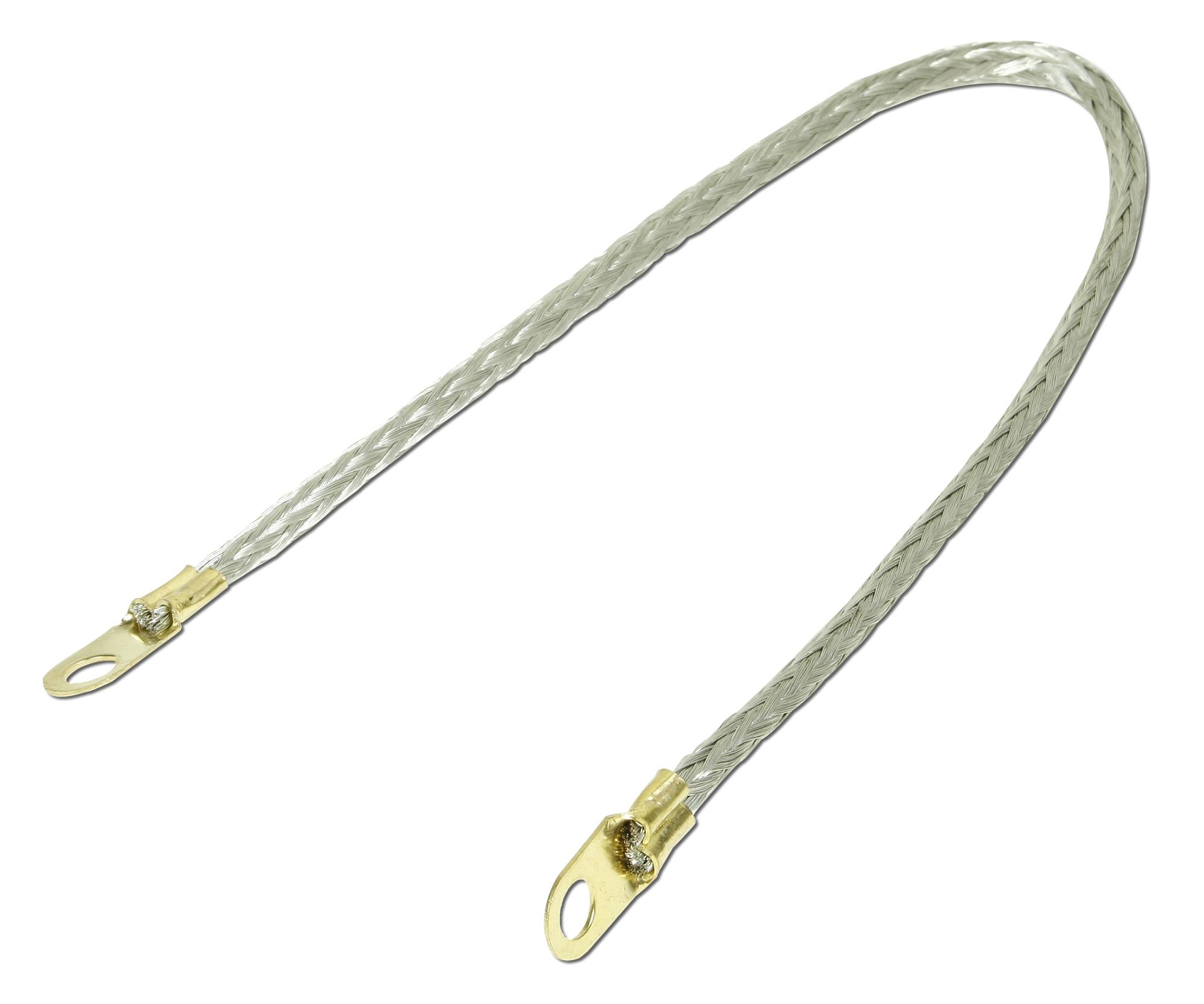 Halfords Braided Earth Battery Cable 45Cm (18 Inch)