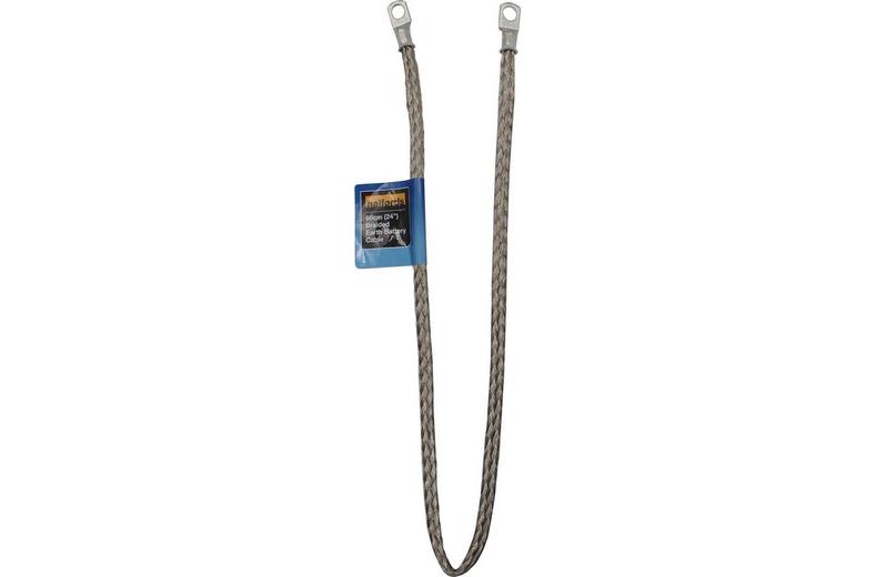 Halfords Braided Earth Battery Cable 60cm (24") Halfords Braided Earth Battery Cable 60cm (24")
