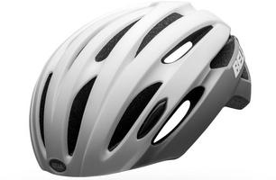 Halfords Bell Avenue Led Road Helmet 2022 Matte/Gloss White/Grey Universal S/M 50-57Cm
